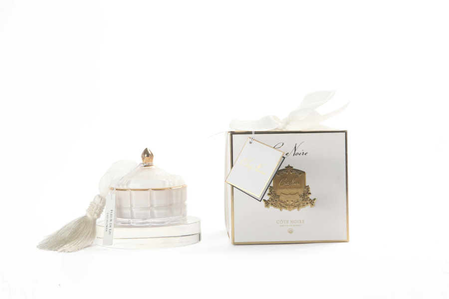 Jasmine Flower Tea Candle & Tassel